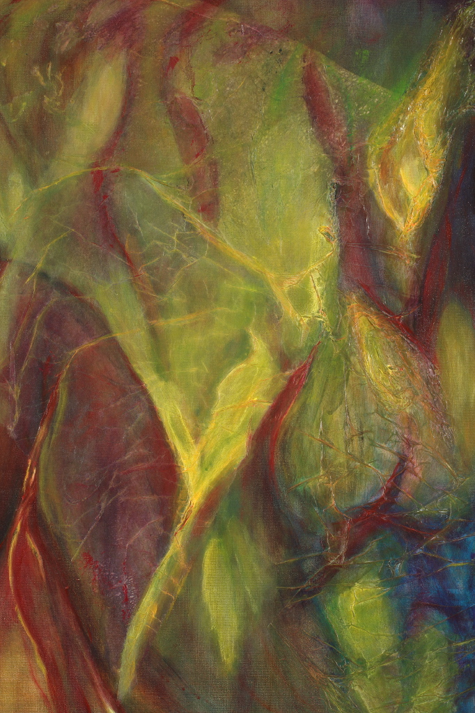 Cr&eacute;ation abstraite &agrave; l'acrylique
